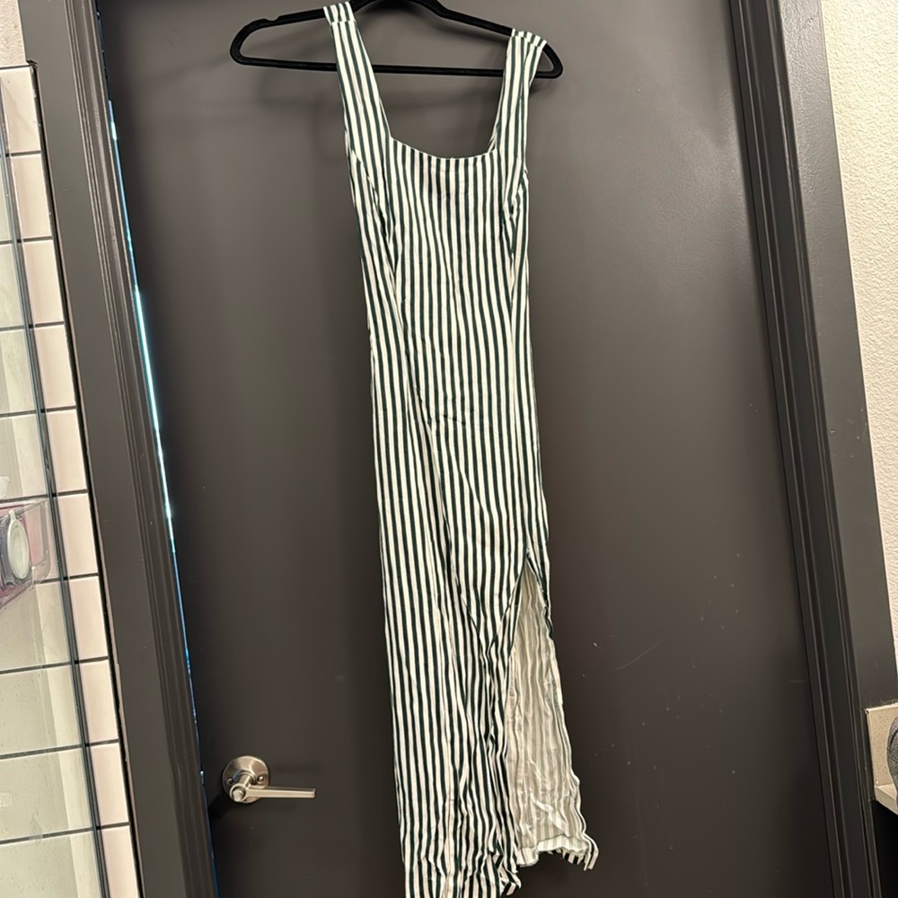 Vintage pinup classic style stripped dress